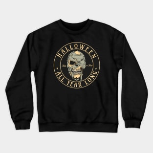 Halloween all year long - Spooky Skull Crewneck Sweatshirt